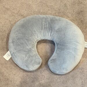 Boppy Gray and Yellow Chevron Pillow